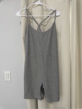 Old Navy Grey Strappy active Romper